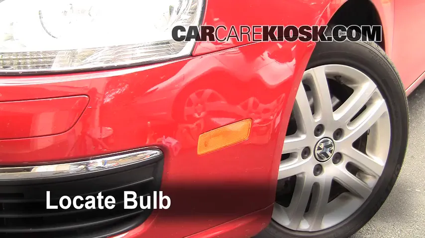 2010 Volkswagen Jetta TDI 2.0L 4 Cyl. Turbo Diesel Sedan Luces Luz de estacionamiento (reemplazar foco)